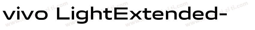 vivo LightExtended字体转换